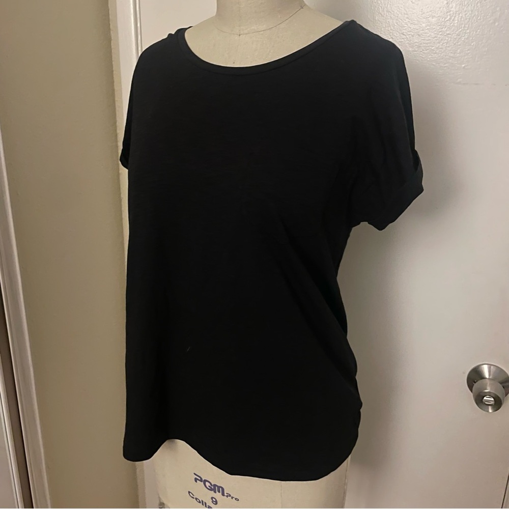 Black Sigrid Olsen top in a US M